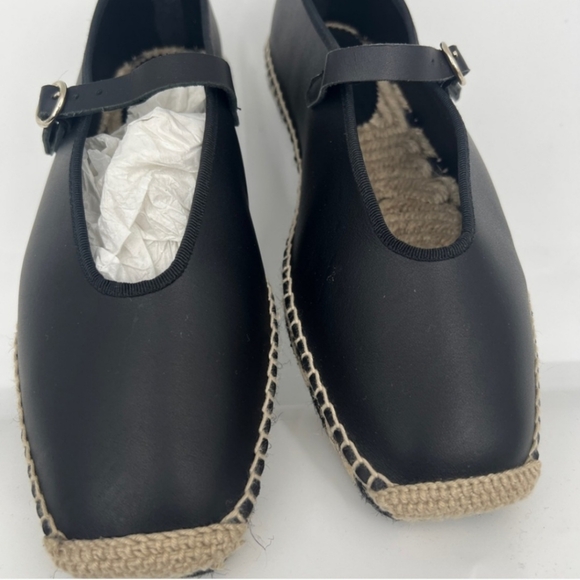 J crew Made-in-Spain Mary Jane espadrilles in leather - Picture 3 of 6